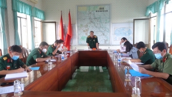Bộ Chỉ huy Quân sự tỉnh An Giang kiểm tra các khu cách ly y tế tập trung tại Thoại Sơn