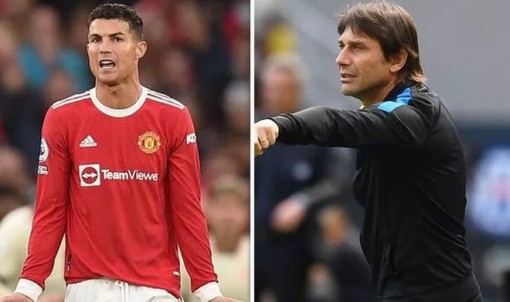 C.Ronaldo lo lắng nếu HLV Conte tiếp quản "ghế nóng" của Man Utd