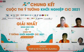 Công bố giải nhất cuộc thi "Ý tưởng khởi nghiệp - CiC 2021"