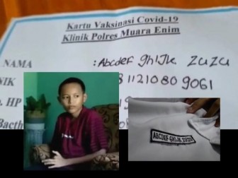 Cậu bé 12 tuổi người Indonesia nổi tiếng nhờ tên riêng ABCDEF GHIJK
