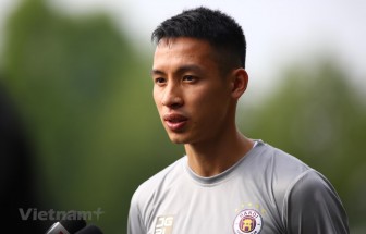 Tiền vệ Hùng Dũng chưa vội vàng tập luyện với đội tuyển Việt Nam