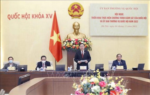 Chủ tịch Quốc hội chủ trì Hội nghị toàn quốc triển khai chương trình giám sát