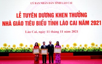 Lào Cai khen thưởng 220 giáo viên tiêu biểu