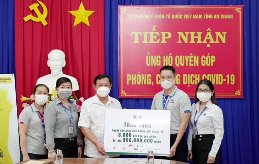 UBMTTQVN tỉnh An Giang tiếp nhận nguồn lực phòng, chống dịch bệnh COVID-19