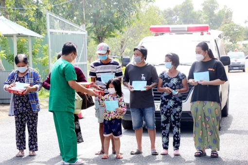 An Giang: 18 bệnh nhân điều trị khỏi COVID-19 ra viện