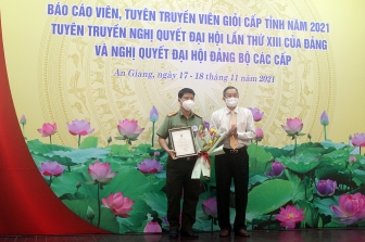 Bế mạc, trao giải Hội thi báo cáo viên, tuyên truyền viên giỏi cấp tỉnh năm 2021