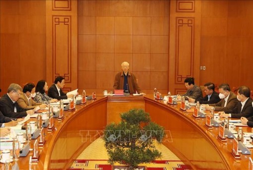 Tổng Bí thư chủ trì họp Thường trực Ban Chỉ đạo Trung ương về phòng, chống tham nhũng
