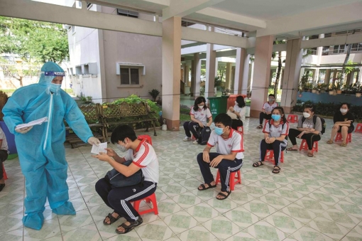 An Giang tiêm vaccine phòng COVID- 19 cho trẻ em từ 12-17 tuổi