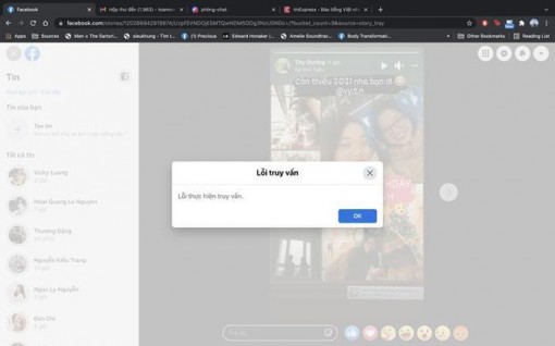 Facebook tiếp tục gặp lỗi diện rộng, không thể lướt story, đăng ảnh, newsfeed hiển thị rối loạn