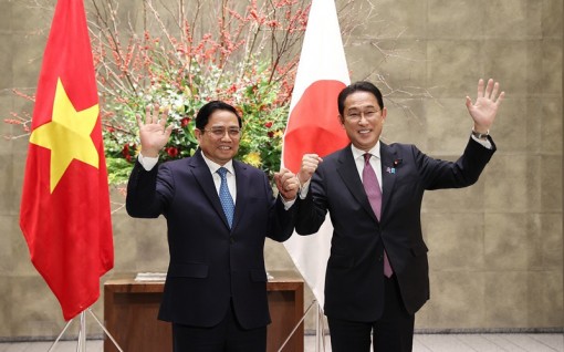 Dấu ấn quan hệ Đối tác chiến lược sâu rộng Việt Nam-Nhật Bản