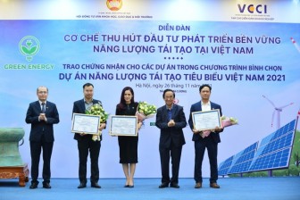 Dự án của BIM Energy lọt top 10 Dự án năng lượng tái tạo tiêu biểu Việt Nam 2021