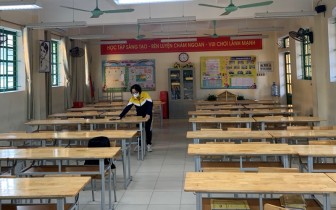 Học sinh thành phố Thái Bình trở lại trường
