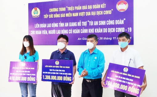 Liên đoàn Lao động tỉnh An Giang sát cánh cùng đoàn viên, người lao động trong trạng thái bình thường mới