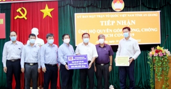 UBMTTQVN các cấp vận động hơn 249 tỷ đồng ủng hộ phòng, chống dịch COVID-19 tỉnh An Giang
