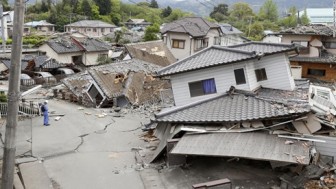 Liên tiếp hai trận động đất mạnh ở tỉnh Yamanashi, phía Đông Nhật Bản