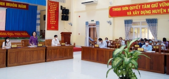 Hội nghị Ban chấp hành Đảng bộ huyện Thoại Sơn lần thứ 7 (nhiệm kỳ 2020-2025)