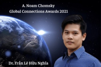 Người Việt thứ 3 giành giải thưởng Noam Chomsky