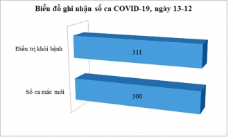 Ngày 13-12: An Giang ghi nhận 300 ca mắc mới, điều trị khỏi bệnh 311 ca COVID-19