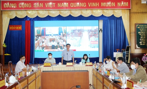 Huyện ủy Chợ Mới đề ra nhiều giải pháp thực hiện tốt nhiệm vụ chính trị năm 2022