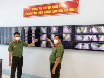 Công an huyện Tịnh Biên nâng chất mô hình “Camera an ninh”