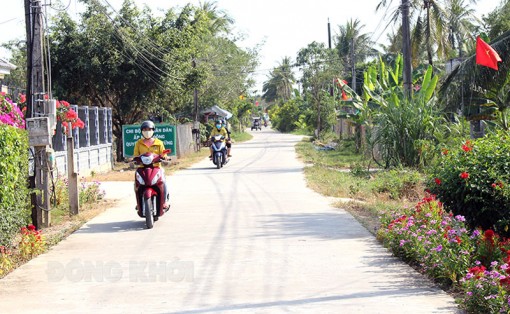 Bến Tre: Bình Thành đạt 15 tiêu chí xã nông thôn mới nâng cao