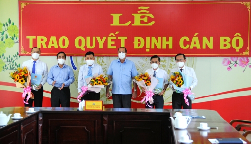 An Giang trao quyết định điều động, bổ nhiệm cán bộ