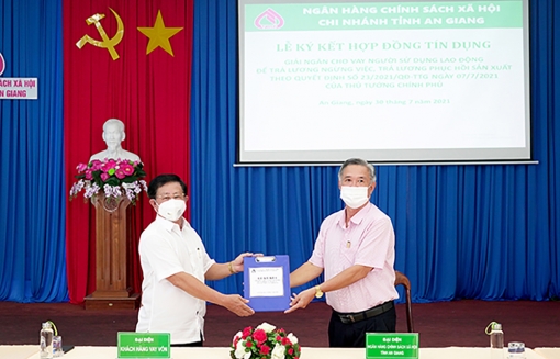 Chi nhánh Ngân hàng Chính sách xã hội tỉnh An Giang triển khai kịp thời, hiệu quả các chính sách tín dụng