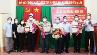 50 hộ nghèo huyện Châu Thành được bàn giao nhà Đại đoàn kết