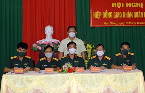 Hậu Giang: Hiệp đồng giao - nhận quân năm 2022