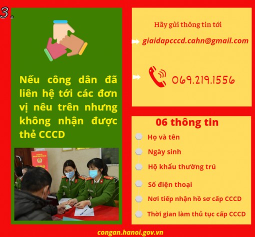 Những người chưa được nhận căn cước công dân gắn chip cần làm gì?