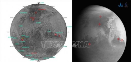 Trung Quốc công bố những hình ảnh mới của Sao Hỏa