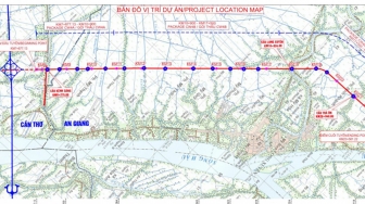 Ngày 18-1, dự kiến tổ chức lễ khởi công dự án tuyến nối Quốc lộ 91 và tuyến tránh TP. Long Xuyên