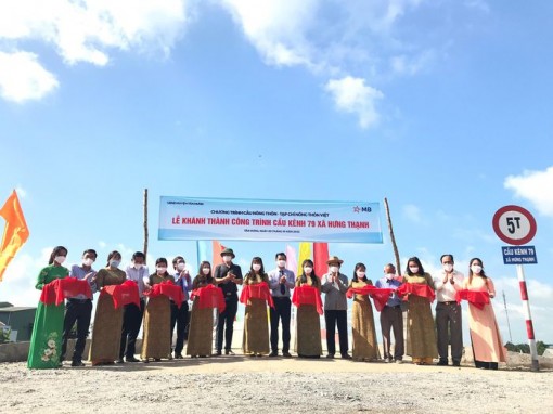 Khánh thành 17 công trình cầu giao thông nông thôn tại Long An