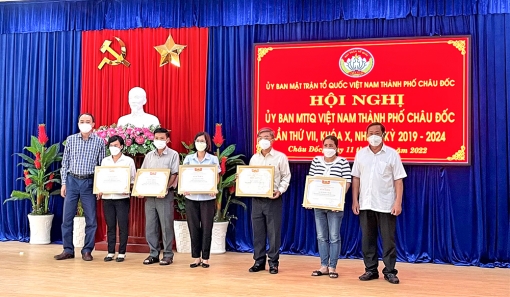 TP. Châu Đốc tiếp tục nâng chất hoạt động Mặt trận Tổ quốc các cấp