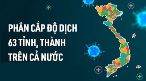 Chi tiết cấp độ dịch của 63 tỉnh, thành