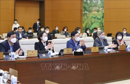 Cho ý kiến về việc giải trình, tiếp thu, chỉnh lý dự án Luật Thi đua, khen thưởng (sửa đổi)