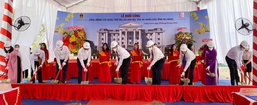 Khởi công xây dựng trụ sở Tòa án tỉnh An Giang