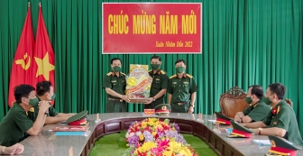 Bộ Tư lệnh Quân khu 9 thăm, chúc Tết nhiều đơn vị, cá nhân tại tỉnh An Giang