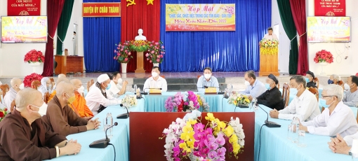 Châu Thành họp mặt chức sắc, chức việc mừng Xuân Nhâm Dần năm 2022