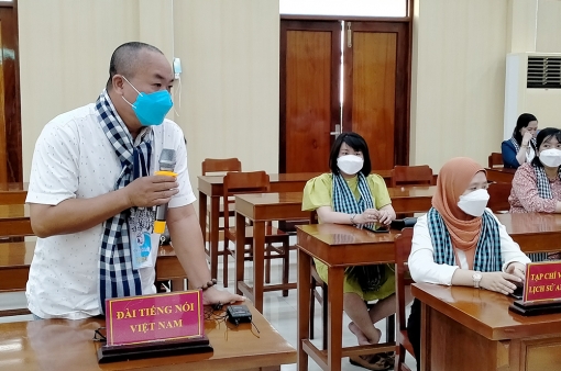 UBND TX. Tân Châu tổ chức họp mặt báo chí mừng Xuân Nhâm Dần 2022
