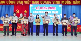 Lễ hoàn công công trình nghĩa trang cán bộ huyện Thoại Sơn