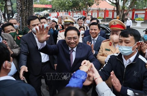 Thủ tướng Phạm Minh Chính thăm, chúc Tết tại tỉnh Thanh Hóa