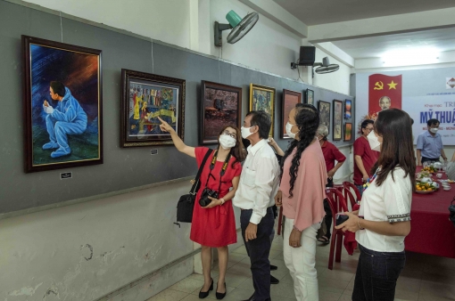 Khai mạc triển lãm Mỹ thuật tỉnh An Giang Mừng Đảng- Mừng Xuân Nhâm Dần 2022