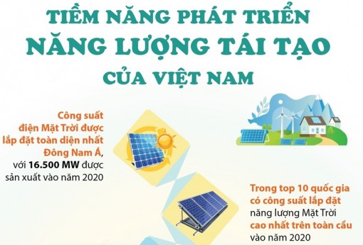 Tiềm năng phát triển năng lượng tái tạo của Việt Nam