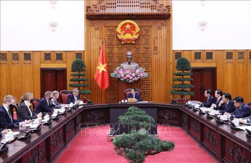 Thủ tướng Phạm Minh Chính tiếp Chủ tịch COP26