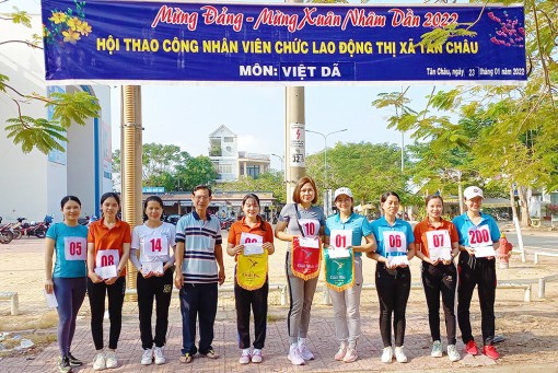 Thể thao Tân Châu chào năm mới