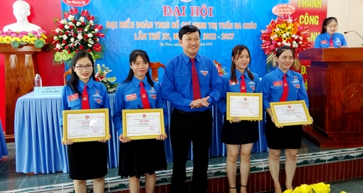 Tri Tôn tổ chức Đại hội điểm Đoàn Thanh niên cấp xã, thị trấn