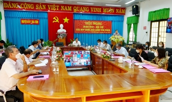 Huyện ủy Tri Tôn quán triệt các quy định, kết luận của Đảng