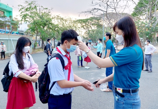 An Giang: Hơn 74% học sinh lớp 6 đi học trực tiếp