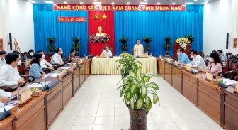 Thường trực Tỉnh ủy An Giang làm việc với Đại học Quốc gia TP. Hồ Chí Minh